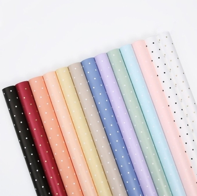 comprar Papel de envoltura de flores, puntos de polka de Cynthia, tienda de flores de papel Ouya, papel de envoltura de flores, papel de envoltura de regalo de arte floral, materiales al por mayor online manufacture