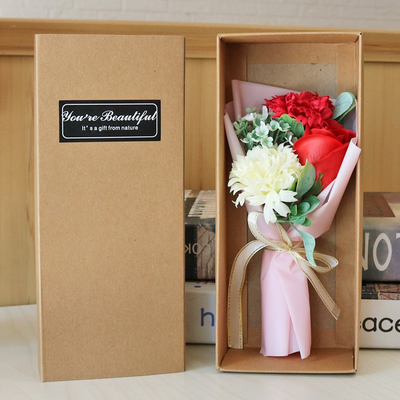 comprar Regalo de flores de jabón, ramo de simulación romántica, ramo de rosas, regalo de San Valentín para novia, en stock. online manufacture