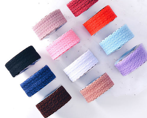 comprar Cinta de encaje de material de embalaje de flores, cinta de gasa de nieve, ramo de flores para bricolaje hecho a mano, 2,5 cm de ancho Fabricación en línea