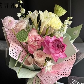 comprar Ventana Oeste hueca Papel Fenghua de bambú Arreglo de flores Papel de embalaje de flores online manufacture