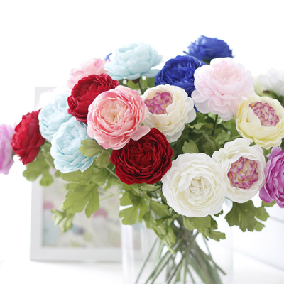 comprar Simulación de peonía, flor falsa, loto, peonía oceánica, flor de seda de una sola cabeza, flor artificial de boda online manufacture