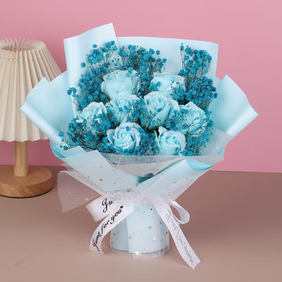 comprar Ramos de aliento del bebé, flores secas, ramos de rosas, flores de jabón y flores en conserva para el Día de la Madre y el Día de San Valentín online manufacture