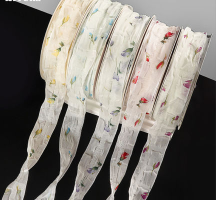 comprar Qixi Día de San Valentín Bouquet Embalaje Flores frescas Cintas y 3cm/10m Embalaje para uso Fabricación en línea