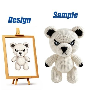comprar Juguete hecho a mano de la felpa del tigre del ganchillo del algodón el 10-30cm, peluche personalizado del OEM del logotipo para el regalo y la decoración Fabricación en línea
