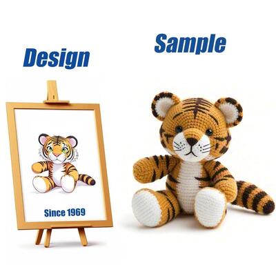 comprar Juguete de peluche de gancho personalizado Amigurumi, OEM Juguete rellenado blando de 11-30 cm con certificaciones CE/EN71/CPC/ASTM Fabricación en línea