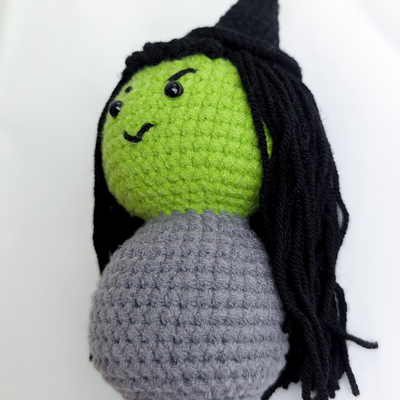 comprar Muñeco de bruja de gancho hecho a mano de JNC Macrame Vietnam para regalo de Halloween y decoración del hogar Fabricación en línea