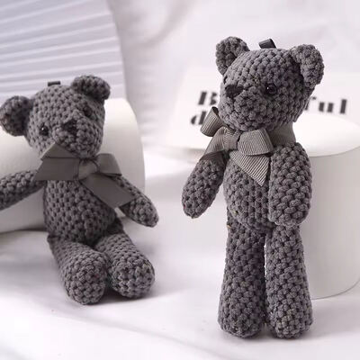 comprar Colgante de llave, muñecos colgantes, regalos para bebé, juguetes de oso de ganchillo hechos a mano, muñeco de peluche, muñeca cómoda para bebé, juguetes de peluche suaves Fabricación en línea