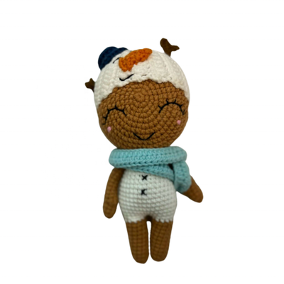 comprar Muñeca de ganchillo de moda, colección Amigurumi, minijuego de peluche hecho a mano, relleno con muñeca Peg Baiana para niñas Fabricación en línea