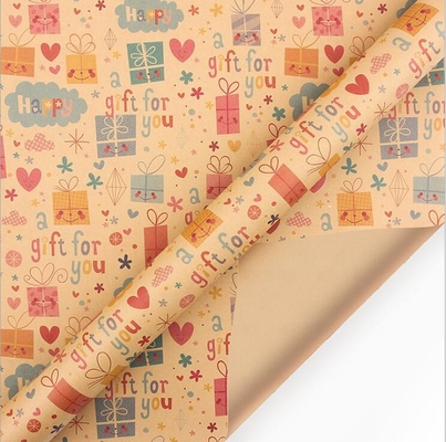 comprar Rollo de papel los 50X70CM de Brown Kraft de la Navidad del papel de regalo multifuncional de Navidad online manufacture
