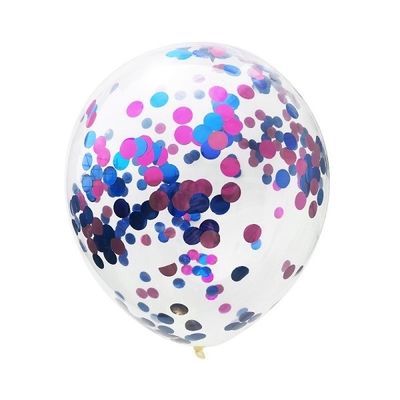 comprar Globos transparentes del brillo del látex alrededor de los globos del confeti de 18 pulgadas online manufacture