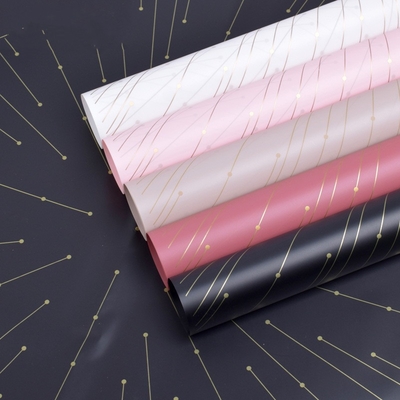 Un buen precio. Línea impresa florista Paper Sheets Wateproof del color del llano los 58x58cm en línea