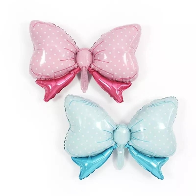 Un buen precio. El papel de aluminio al por mayor del cumpleaños de Dot Bow Candy Balloon Baby de la ronda hincha fuentes del partido de la decoración en línea