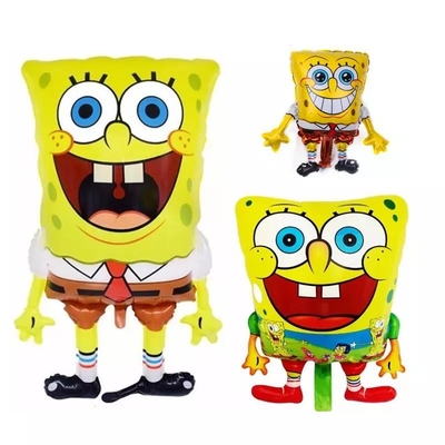 Un buen precio. Globos amarillos de Bob SquarePants Patrick Star Shape de la esponja del personaje de dibujos animados caliente al por mayor de la venta en línea