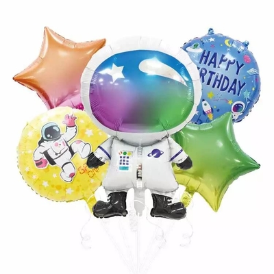 Un buen precio. El tema Rocket Astronaut Spaceman Foil Balloons del espacio exterior fijó Globos para la decoración en línea