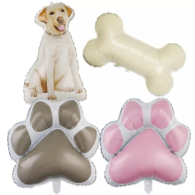 Un buen precio. Globo lindo del hueso de perro del globo del papel de aluminio de la historieta del perro del nuevo del perro de Wholesal globo grande de la pata para la fiesta de cumpleaños del animal doméstico en línea