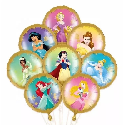 Un buen precio. Globo de la hoja de la hoja 18inch del helio de la princesa de Wholesal para la decoración del regalo de cumpleaños del partido en línea
