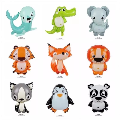 Un buen precio. Decoración animal de la fiesta de cumpleaños del tema de la nueva de la historieta de Wholesal de la serie del globo del mar vida animal de Lion Fox Penguin Panda Marine en línea