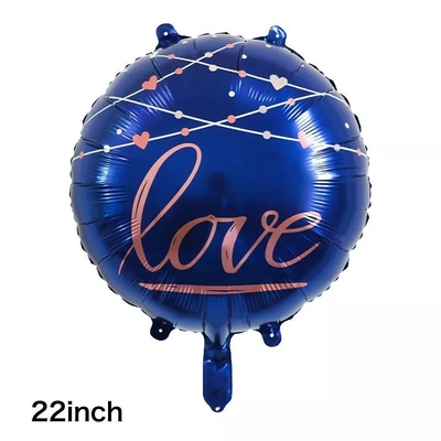 Un buen precio. Wholesal AMA al banquete de boda de la tarjeta del día de San Valentín los juguetes de las fuentes del globo de la decoración de la escena del día de tarjeta del día de San Valentín de 22 pulgadas del globo de la hoja del día en línea