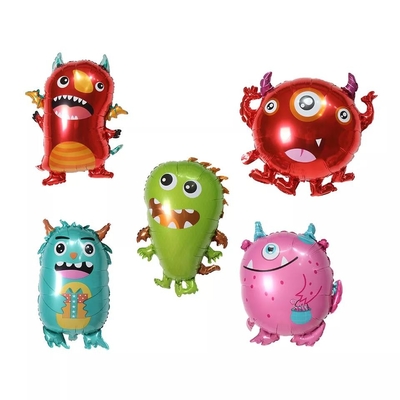 Un buen precio. Globos de la hoja de la decoración de la fiesta del cumpleaños de pequeño del monstruo de la nueva historieta de Wholesal del globo de los niños Toy Children extranjero de los regalos en línea