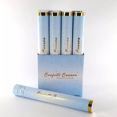Un buen precio. Cañón de confeti de papel brillante biodegradable recién llegado Wholseal para decoración navideña en línea