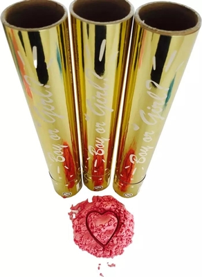 Un buen precio. Tirador de confeti para fiesta de bienvenida al bebé con confeti Popper azul y rosa para revelación de género en línea