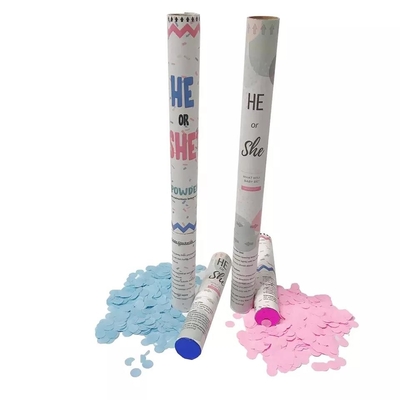 Un buen precio. Cañón de confeti de revelación de género para baby shower Ecológico en línea