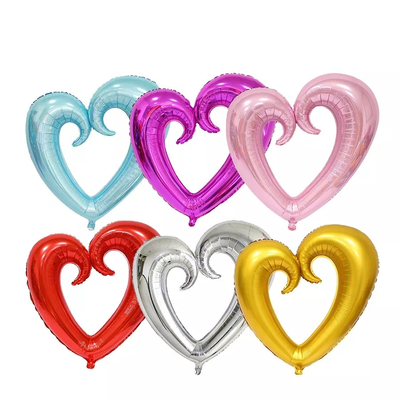 Un buen precio. Globos de helio de papel de aluminio en forma de corazón de 18 pulgadas para fiesta de bodas de cumpleaños en línea