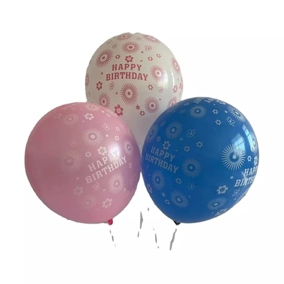 Un buen precio. Pulgada de encargo 2.8g 3.2g de Logo Printed Advertising Latex Balloons 12 para el partido en línea