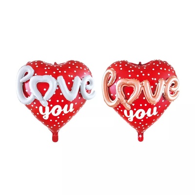 Un buen precio. Globo en forma de corazón de la hoja del partido para el sitio de la boda de la celebración del día de tarjetas del día de San Valentín en línea