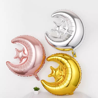 Un buen precio. Juguete musulmán 24Inch del regalo del globo del papel de aluminio de la estrella de la luna de Eid Al-Fitr Hari Raya Ramadan en línea