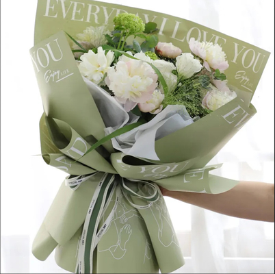Buen precio Envoltura del ramo del papel de Translucent Waterproof Wrapping del florista para la flor en línea