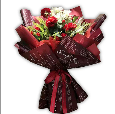 Un buen precio. Florista Wrapping Paper 58x58 del diseño de letra para el empaquetado del regalo en línea