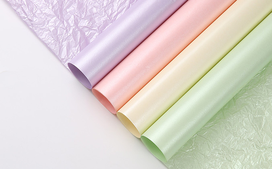 Un buen precio. Papel de envoltura de flores de lujo Papel de envoltura de flores coreano en línea