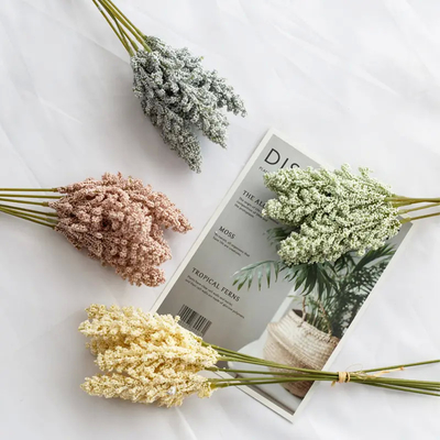 Buen precio Decoración de flores de plástico multicolor a prueba de agua para la boda en línea