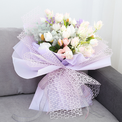 Buen precio Elegante decoración de bodas con flores artificiales de material plástico en línea
