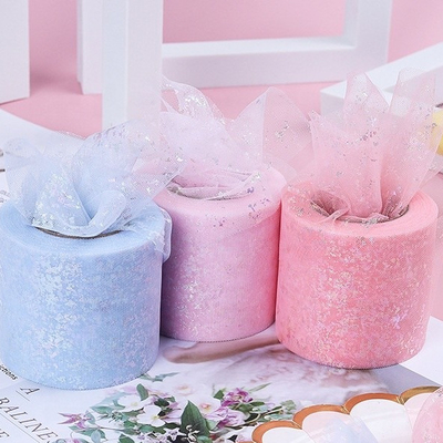 Un buen precio. Rolos de poliéster Organza Tulle con diseño multicolor en línea