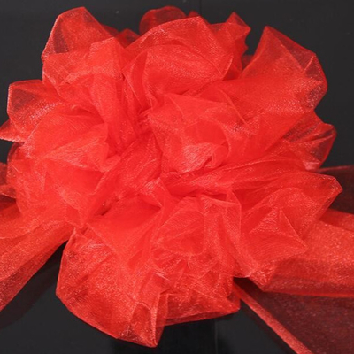 Un buen precio. Arco de la Organza Rolos de tela Lavado a mano o limpieza en seco Instrucciones de cuidado en línea