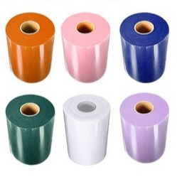 Un buen precio. 15 cm de ancho Organza túl rollos de 100 Y longitud con estilo de rollos en línea