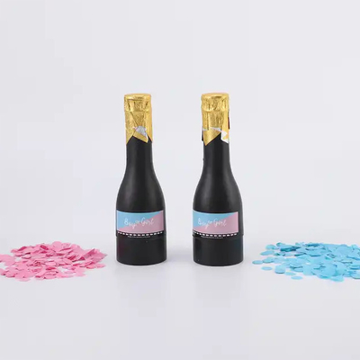 Un buen precio. Suministros ecológicos para fiestas revelar género confeti cañón rosa azul en línea