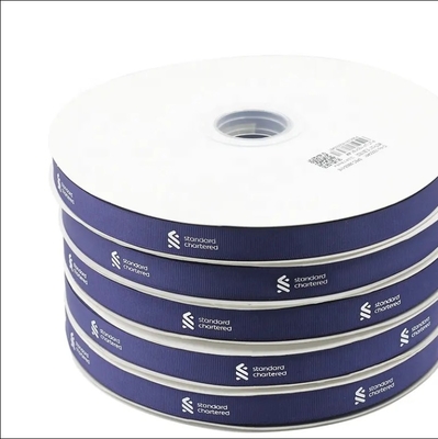 Un buen precio. Polyester Logotipo personalizado cinta de papel envoltorio de regalo decorado con cintas de lujo para envoltura de regalo en línea