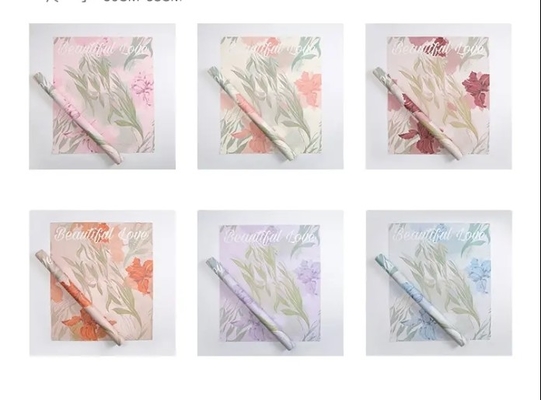 Buen precio 50CMX58CM Papel de envoltura impreso Embalaje personalizable para ramos de flores de papel de arte en línea