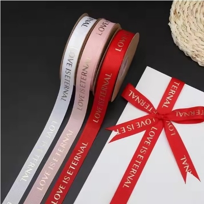 Un buen precio. Cartas de poliéster clásico de amor eterno rosca de cinta para el ramo y el envase de regalos en línea