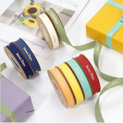 Un buen precio. Rollo de cinta RPET de doble cara Tencel ecológico para envolver regalos en muchos colores en línea