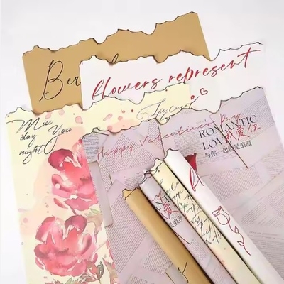 Buen precio Papel de embalaje de ramos de flores impermeable Papel de embalaje de flores en línea
