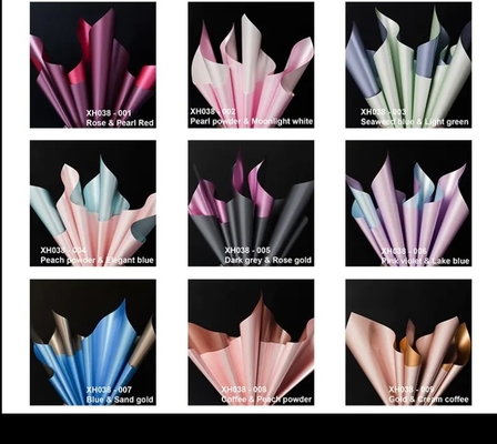 Un buen precio. Papel de envoltura de flores para el día de la madre 9colores Papel de pan de niebla para envases de flores en línea