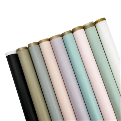 Un buen precio. Papel de envoltura de flores de tejido impermeable coreano hecho a mano en color personalizado en línea