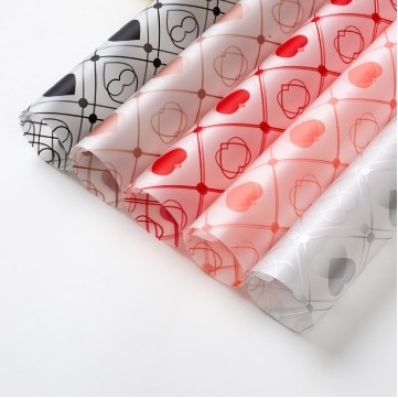 Papel de envoltura de flores OPP en varios colores perfecto para tiendas de flores y regalos