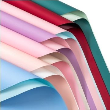 Un buen precio. Papel de envoltura de flores material de envoltura de regalo de dos colores para tiendas de flores y arte de Ou Ya Paper en línea