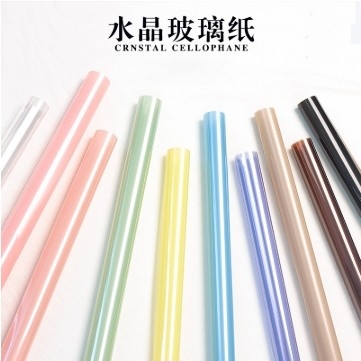 Un buen precio. Papel de envoltura de ramos florales resistente al agua y de color sólido para materiales de tiendas de flores en línea