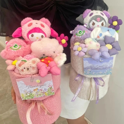 Un buen precio. Bouquet de muñecas Kuromi de 20x35cm de varios colores regalo perfecto para tu novia en el día de los niños en línea